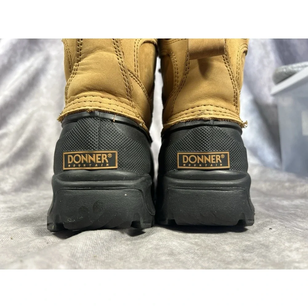 Donner Mountain Kohler Duck Boots Mens 8M Waterproof Leather Hiking Work Brown